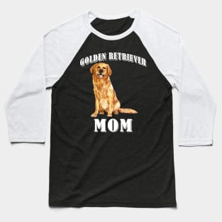 Golden Retriever Mom Mommy Funny Baseball T-Shirt